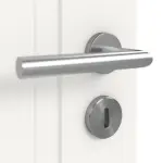 Detailansicht der Oberfläche von Montana 1 ClassicLine Weißlack Doppelflügeltür inkl. Zarge - Hörmann