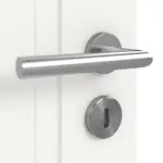 Detailansicht der Oberfläche von Montana 2 ClassicLine Weißlack Doppelflügeltür inkl. Zarge - Hörmann