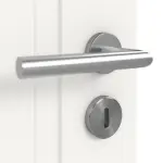 Detailansicht der Oberfläche von Montana 4 ClassicLine Weißlack Doppelflügeltür inkl. Zarge - Hörmann