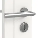 Detailansicht der Oberfläche von Montana 5 LA ClassicLine Weißlack Doppelflügeltür inkl. Zarge - Hörmann