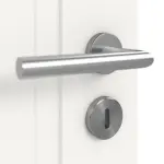 Detailansicht der Oberfläche von Montana 5 ClassicLine Weißlack Doppelflügeltür inkl. Zarge - Hörmann