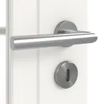 Detailansicht der Oberfläche von Montana 6 LA 2 ClassicLine Weißlack Doppelflügeltür inkl. Zarge - Hörmann