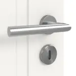 Detailansicht der Oberfläche von Montana 8 ClassicLine Weißlack Doppelflügeltür inkl. Zarge - Hörmann