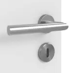 Detailansicht der Oberfläche von Pure 1 Bandseite ProLine Duradecor Bütte Weiß Doppelflügeltür inkl. Zarge - Hörmann