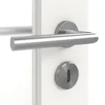 Detailansicht der Oberfläche von Pure 1 Schlossseite ProLine Weißlack Doppelflügeltür inkl. Zarge - Hörmann