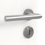 Detailansicht der Oberfläche von Smart 1 quer Basic Durat Pino Weiß Doppelflügeltür inkl. Zarge - Huga