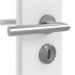 Detailansicht der Oberfläche von Sueno 1 Concept Durat Bütte Weiß Doppelflügeltür inkl. Zarge - Huga