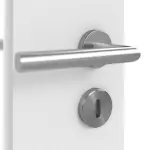 Detailansicht der Oberfläche von Sueno 2 Concept Durat Bütte Weiß Doppelflügeltür inkl. Zarge - Huga