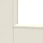 Detailansicht des Lichtausschnitts von Typ 18-03-SP 4 Weißlack Doppelflügeltür inkl. Zarge - Kilsgaard