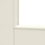 Detailansicht des Lichtausschnitts von Typ 18-04-SP 6 Weißlack Doppelflügeltür inkl. Zarge - Kilsgaard