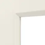 Detailansicht des Lichtausschnitts von Typ 42-LA Weißlack Doppelflügeltür inkl. Zarge - Kilsgaard