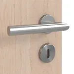 Detailansicht der Oberfläche von Typ 43-00 Nova Ahorn Lamikor Doppelflügeltür inkl. Zarge - Kilsgaard