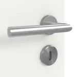 Detailansicht der Oberfläche von Typ 43-00 TopWeiß Lamikor Doppelflügeltür inkl. Zarge - Kilsgaard