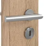 Detailansicht der Oberfläche von Typ 43-LA Raucheiche Lamikor Doppelflügeltür inkl. Zarge - Kilsgaard