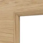 Detailansicht des Lichtausschnitts von Typ 44-LA Eiche europ. astig Trend lackiert Echtholzfurniert Doppelflügeltür inkl. Zarge - Kilsgaard