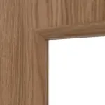 Detailansicht des Lichtausschnitts von Typ 44-LA Eiche natur lackiert Echtholzfurniert Doppelflügeltür inkl. Zarge - Kilsgaard