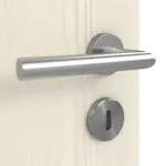 Detailansicht der Oberfläche von Lärche lasiert LA 24 bandseitig Basic Durat Innentür - Huga