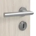 Detailansicht der Oberfläche von Eiche lasiert LA 24 bandseitig Basic Durat Innentür - Huga