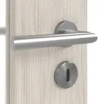 Detailansicht der Oberfläche von Eiche lasiert LA 24 schlossseitig Basic Durat Innentür - Huga