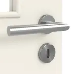 Detailansicht der Oberfläche von Weiß ähnlich RAL 9010 LA 12 Basic Lack Innentür - Huga