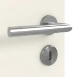 Detailansicht der Oberfläche von Weiß ähnlich RAL 9010 LA 14 Basic Lack Innentür - Huga