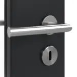 Detailansicht der Oberfläche von Anthrazit RAL 7016 LA 24 schlossseitig Mattlack Basic Innentür - Huga