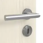 Detailansicht der Oberfläche von Lärche lasiert LA 4 mittig Basic Durat Innentür - Huga