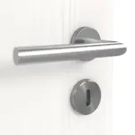 Detailansicht der Oberfläche von Pino Weiß LA 6 Raute Basic Durat Innentür - Huga