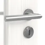 Detailansicht der Oberfläche von Pino Weiß LA 7 Basic Durat Innentür - Huga