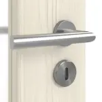 Detailansicht der Oberfläche von Lärche lasiert LA 8 Basic Durat Innentür - Huga