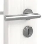 Detailansicht der Oberfläche von Pino Weiß LA 8 Basic Durat Innentür - Huga