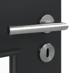 Detailansicht der Oberfläche von Anthrazit RAL 7016 LA 9 Mattlack Basic Innentür - Huga