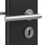 Detailansicht der Oberfläche von Anthrazit RAL 7016 DIN-LA Mattlack Basic Innentür - Huga