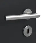 Detailansicht der Oberfläche von Anthrazit RAL 7016 Mattlack Basic Innentür - Huga