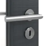 Detailansicht der Oberfläche von Cotton like Anthrazit LA 11 Basic Innentür - Huga