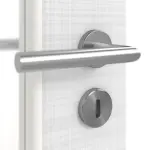 Detailansicht der Oberfläche von Cotton like Weiß LA 11 Basic Innentür - Huga