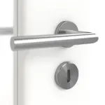 Detailansicht der Oberfläche von Ultramatt Weiß LA 11 Basic Innentür - Huga