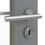 Detailansicht der Oberfläche von Strukturiert Hygge Grau LA 27 Basic Innentür - Huga