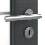 Detailansicht der Oberfläche von Cotton like Anthrazit LA 27 Basic Innentür - Huga