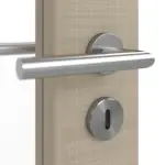 Detailansicht der Oberfläche von Cotton like Taupe LA 27 Basic Innentür - Huga