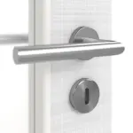 Detailansicht der Oberfläche von Cotton like Weiß LA 27 Basic Innentür - Huga