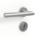 Detailansicht der Oberfläche von Ultramatt Weiß LA 4 Basic Innentür - Huga