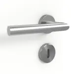 Detailansicht der Oberfläche von Ultramatt Weiß LA 6 Basic Innentür - Huga