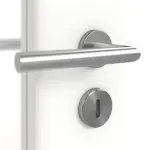 Detailansicht der Oberfläche von Ultramatt Weiß LA 7 Basic Innentür - Huga