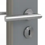 Detailansicht der Oberfläche von Ultramatt Hygge Grau LA 8 Basic Innentür - Huga