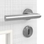 Detailansicht der Oberfläche von Cotton like Weiß LA 9 Basic Innentür - Huga