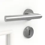 Detailansicht der Oberfläche von Ultramatt Weiß LA 9 Basic Innentür - Huga