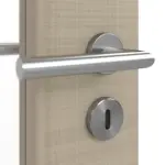 Detailansicht der Oberfläche von Cotton like Taupe DIN-LA Basic Innentür - Huga