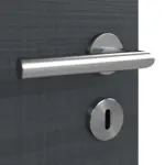 Detailansicht der Oberfläche von Cotton like Anthrazit Basic Innentür - Huga