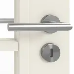 Detailansicht der Oberfläche von Weißlack-Innentür Country 20 LA SP - Lebo